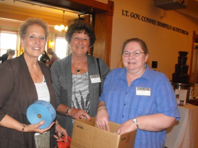 Representatives of the St. Francis Food Pantry with their Raffle Proceeds